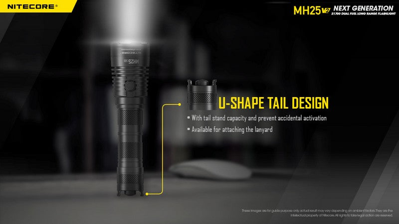 Lampe torche tactique Nitecore MH25 V2 1300 Lumens 01 9