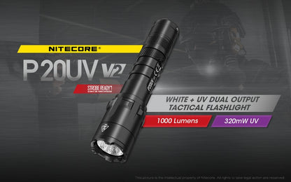 Lampe torche tactique Nitecore P20UV V2 01 1