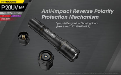 Lampe torche tactique Nitecore P20UV V2 01 9