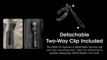 Lampe torche tactique longue portee EDC Nitecore MH25 PRO 01 14