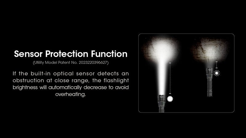 Lampe torche tactique longue portee EDC Nitecore MH25 PRO 01 8