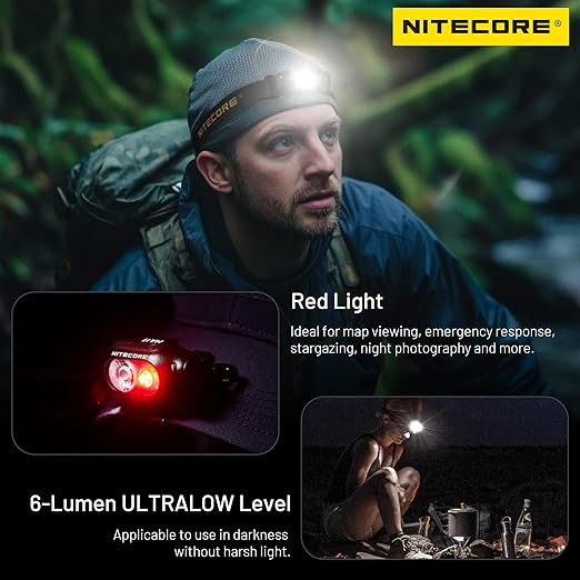 Lampe Frontale Nitecore HA11 – 240 Lumens – Lumière rouge
