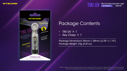 MicroLampe Nitecore TIKI UV 01 23
