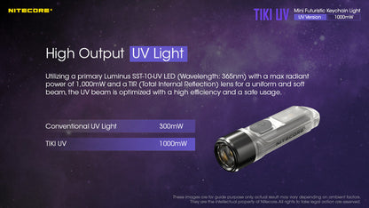 MicroLampe Nitecore TIKI UV 01 3