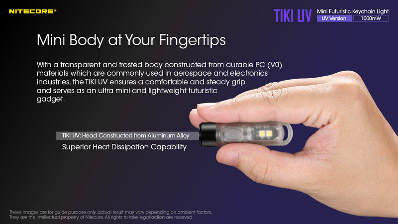 MicroLampe Nitecore TIKI UV 01 6