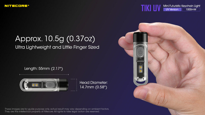 MicroLampe Nitecore TIKI UV 01 7