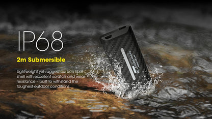 Nitecore 12K 12000mAh Kit Batterie Externe Carbone Compatible NU45 NU53