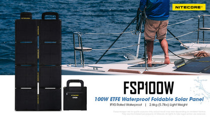 Nitecore FSP100W panneau solaire waterproof protable 01