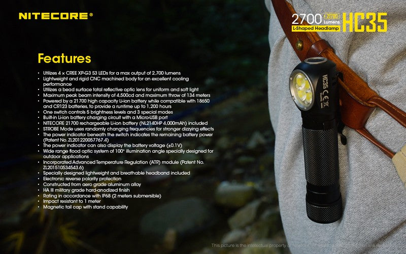 Nitecore HC35 01 21