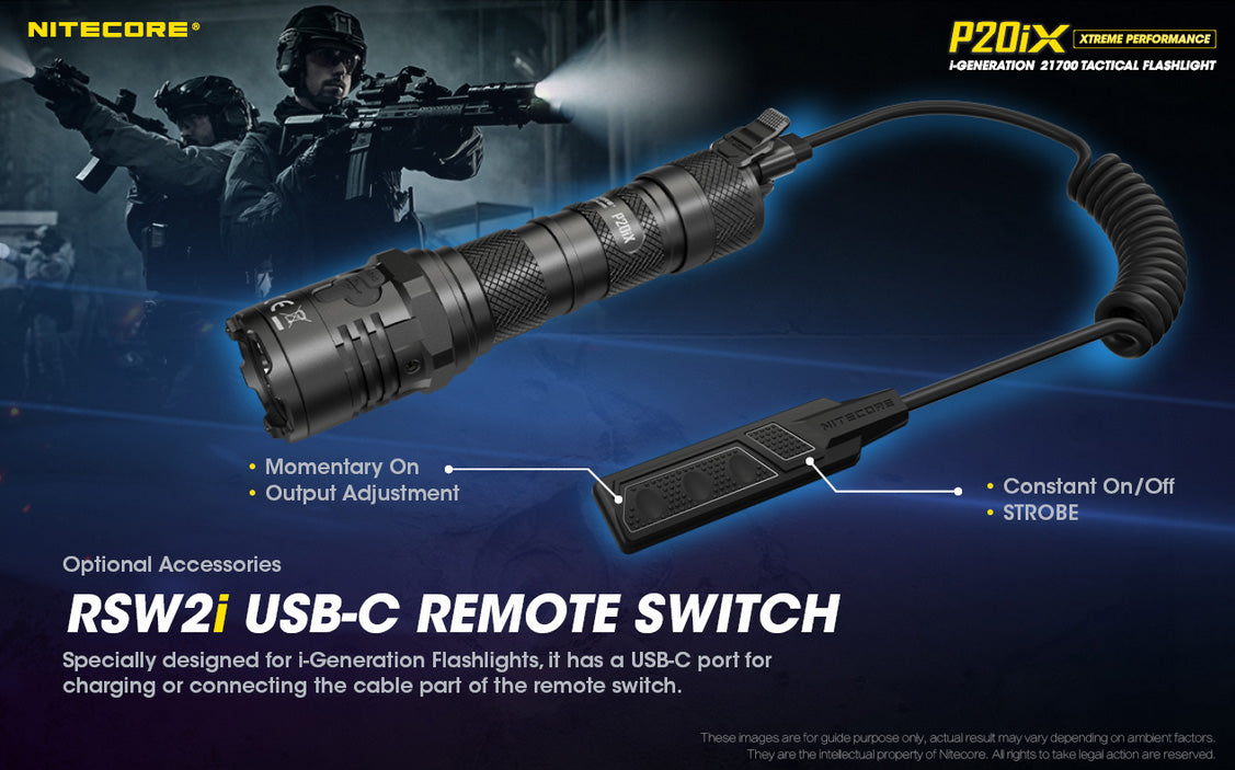 Nitecore P20ix RSW2i