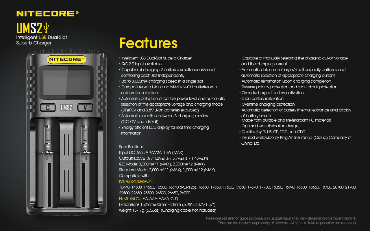 Nitecore UMS2 01 11
