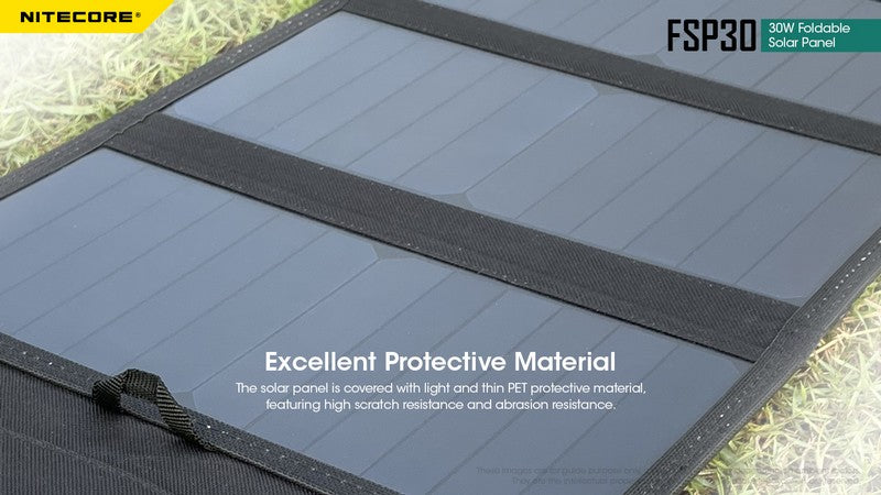 Panneau solaire portatif et pliable Nitecore FSP30 01 6