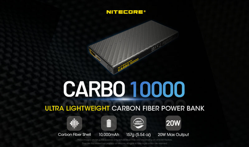 Powerbank Nitecore Carbo 10000 01 1