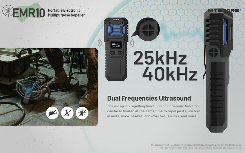 Repulsif multifonction electronique portable 8