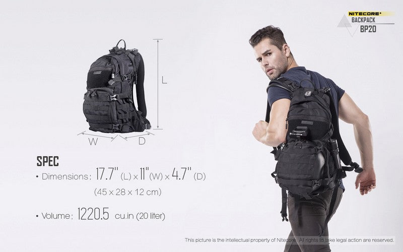 Sac a dos Nitecore BP20 02 13