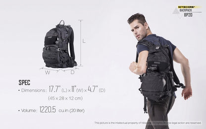 Sac a dos Nitecore BP20 02 13