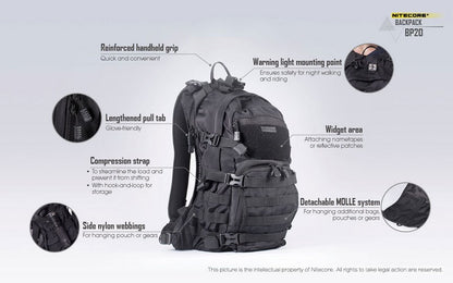 Sac a dos Nitecore BP20 02 5