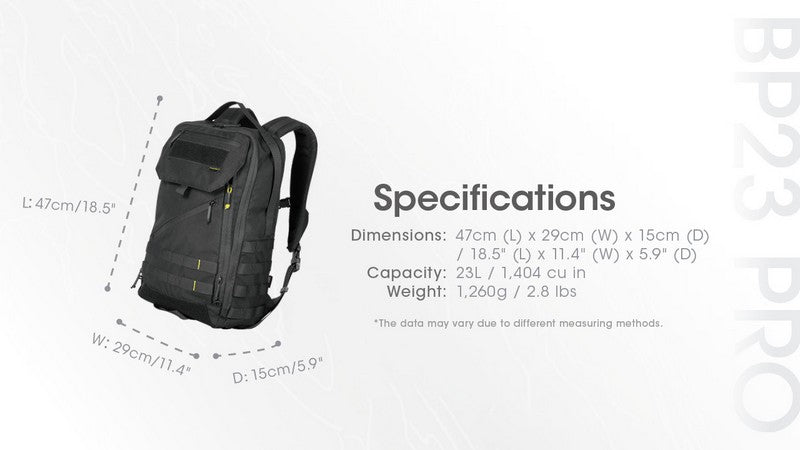 Sac a dos impermeable Nitecore BP23 PRO 23 litres 01 15