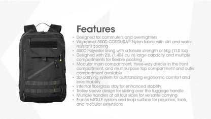 Sac a dos impermeable Nitecore BP23 PRO 23 litres 01 16