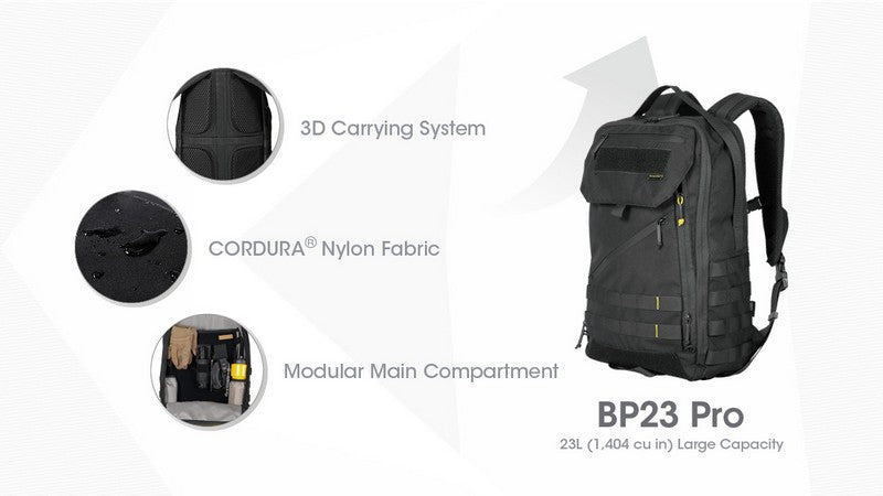 Sac a dos impermeable Nitecore BP23 PRO 23 litres 01 2