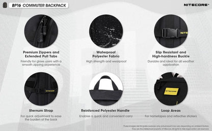 Sac a dos peche camping randonnee chasse nitecore bp16 01 01 6