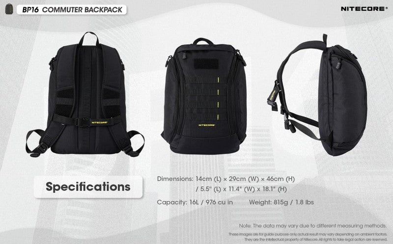 Sac a dos peche camping randonnee chasse nitecore bp16 01 01 7