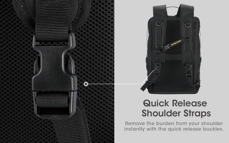 Sac a dos tactique pour la randonne le camping la chasse Nitecore BP23 01