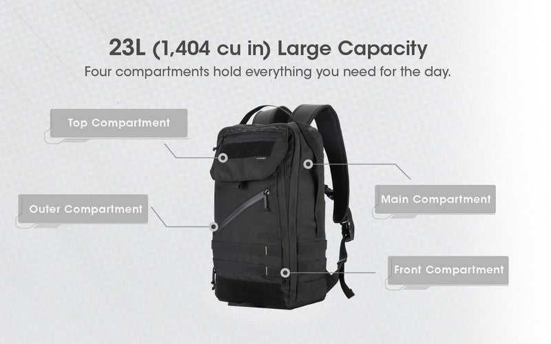 Sac a dos tactique pour la randonne le camping la chasse Nitecore BP23 01