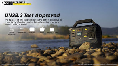 Station portable de charge Nitecore NES300 01 11