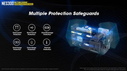 Station portable de charge Nitecore NES300 01 13
