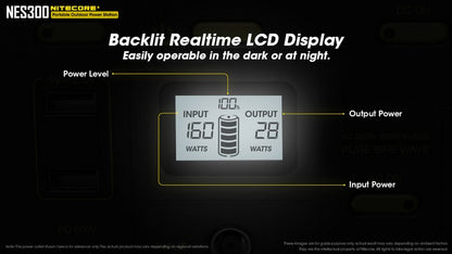 Station portable de charge Nitecore NES300 01 16
