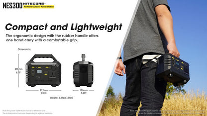 Station portable de charge Nitecore NES300 01 5