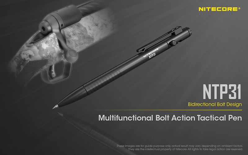 Stylo Tactique Nitecore NTP31 Brise vitre Autodefense 1 1