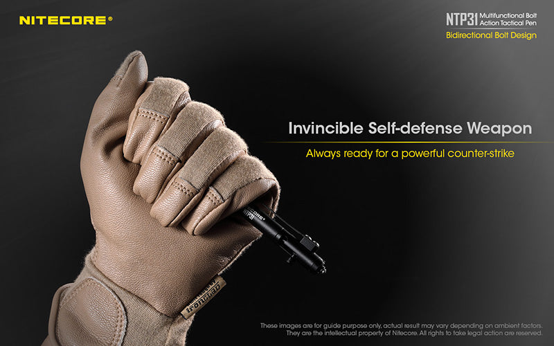 Stylo Tactique Nitecore NTP31 Brise vitre Autodefense 1 6