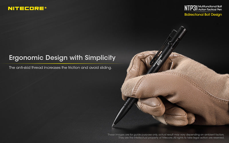 Stylo Tactique Nitecore NTP31 Brise vitre Autodefense 1 7