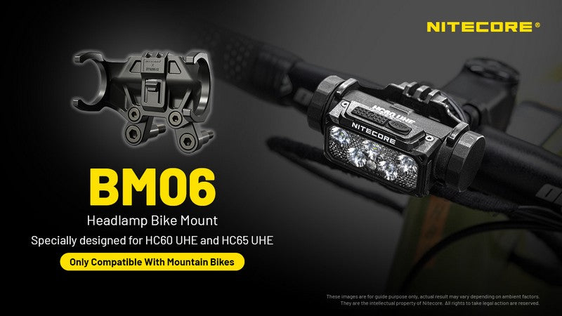 Support Nitecore BM06 pour lampe HC60 UHE HC65 UHE 1 1