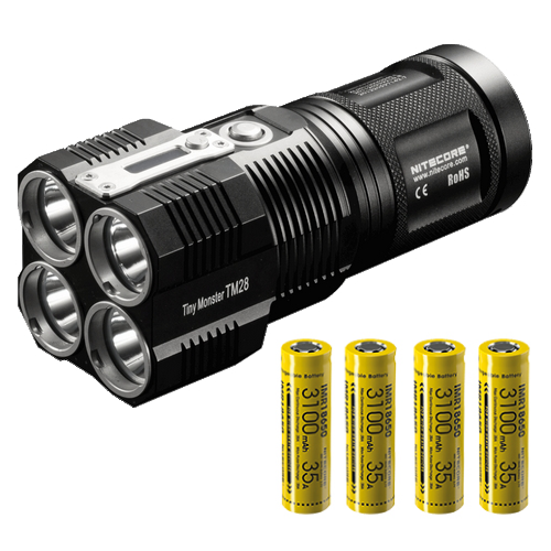 Lampe Torche Nitecore rechargeable TM28 6000Lumens ultra puissante longue portée 655 mètres