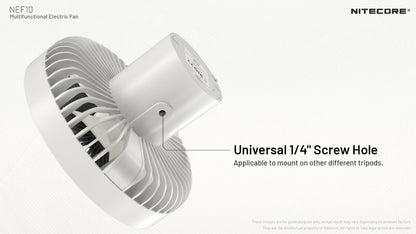 Ventilateur portable multifonction NEF10 Ventilateur lampe et powerbank 0