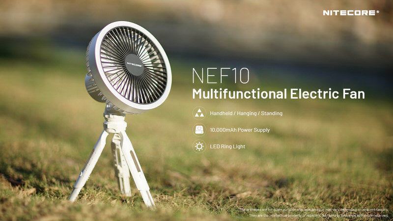 Ventilateur portable multifonction NEF10 Ventilateur lampe et powerbank 0
