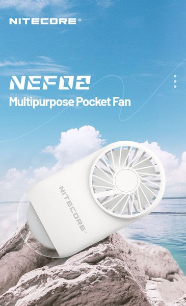 Ventilateur rechargeable de poche Nitecore NEF02 01 1