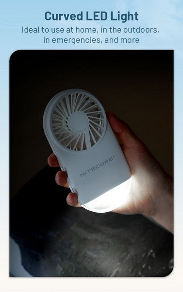 Ventilateur rechargeable de poche Nitecore NEF02 01 9