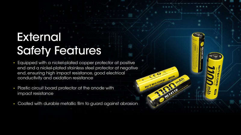 batterie Nitecore 14500 NL1411R 1100mAh 01 06