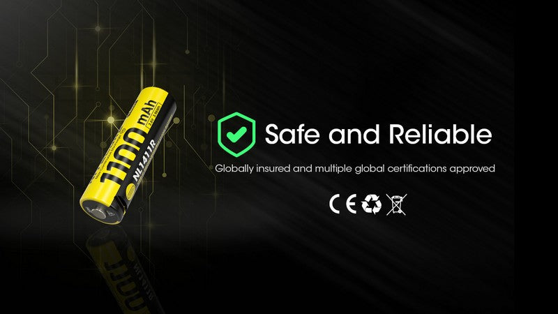 batterie Nitecore 14500 NL1411R 1100mAh 01 09