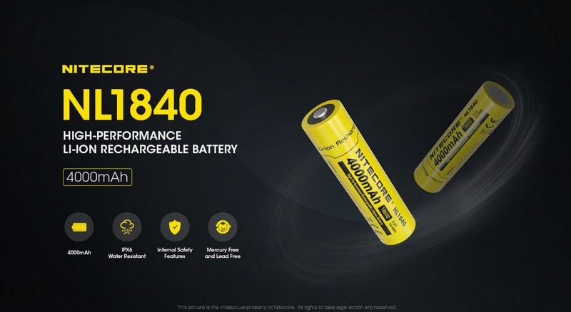 batterie Nitecore 18650 NL1840 4000mAh 01 01