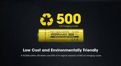 batterie Nitecore 18650 NL1840 4000mAh 01 08