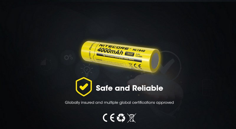 batterie Nitecore 18650 NL1840 4000mAh 01 09