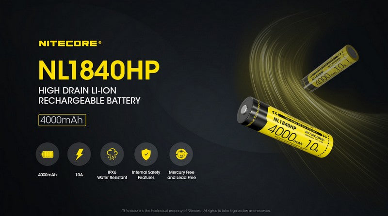 batterie Nitecore 18650 NL1840HP 4000mAh 01 01
