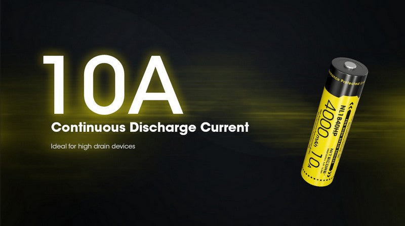 batterie Nitecore 18650 NL1840HP 4000mAh 01 03