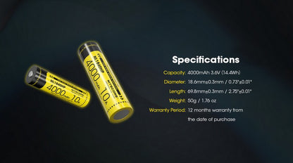 batterie Nitecore 18650 NL1840HP 4000mAh 01 11