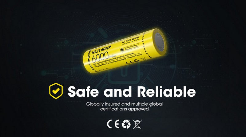 batterie Nitecore NL2160HP 6000mAh 20A 01 10